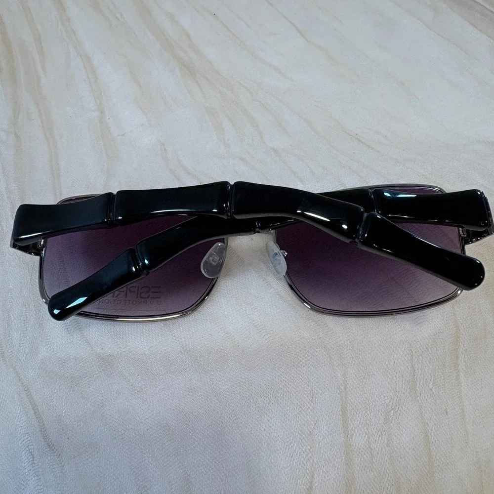 NEW ESPRIT ET17640‎ COLOR-505 PURPLE BLACK AUTHENTIC EYEGLASSES 58-16